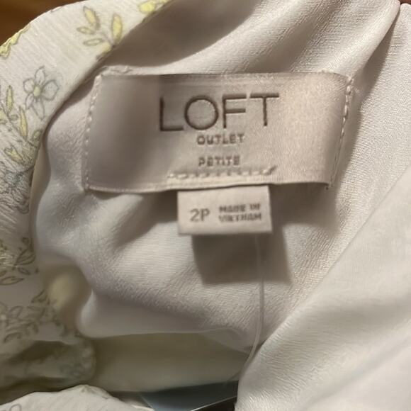 NWT The Loft Ruffle Sleeveless Dress - Picture 3 of 6